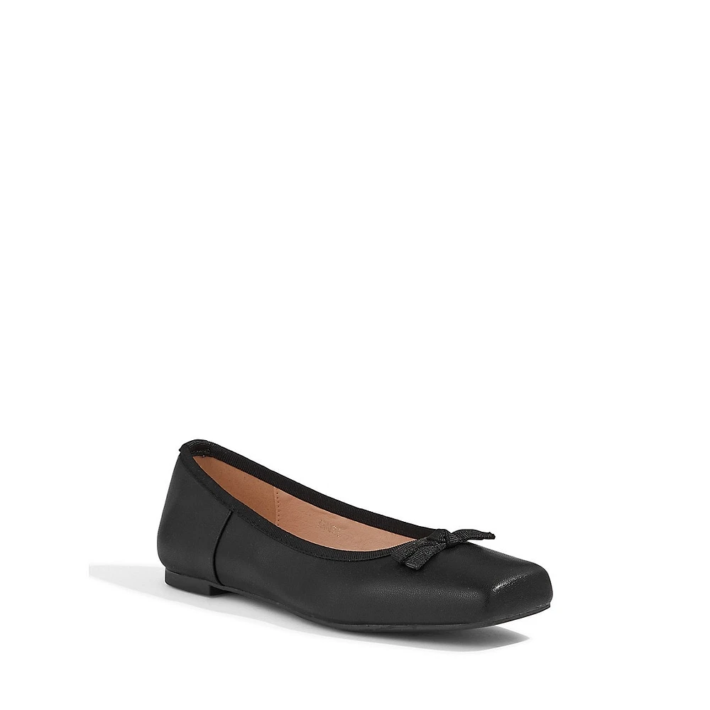 Arnell Square-Toe Ballet Flats