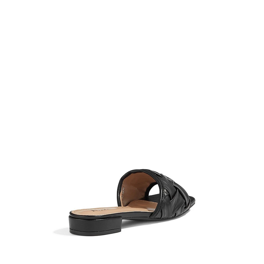 Alanze Woven Flat Sandals