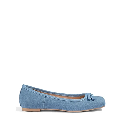 Arnell Square-Toe Ballet Flats