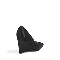 Betta Wedge-Heel Patent Pumps