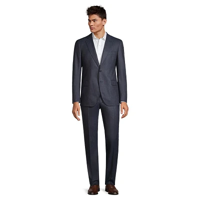 Slim-Fit Mélange 2-Piece Suit