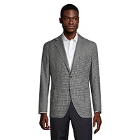 Regular-Fit Micro Houndstooth Blazer