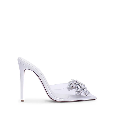 Flora PVC Glitz Mule Pumps