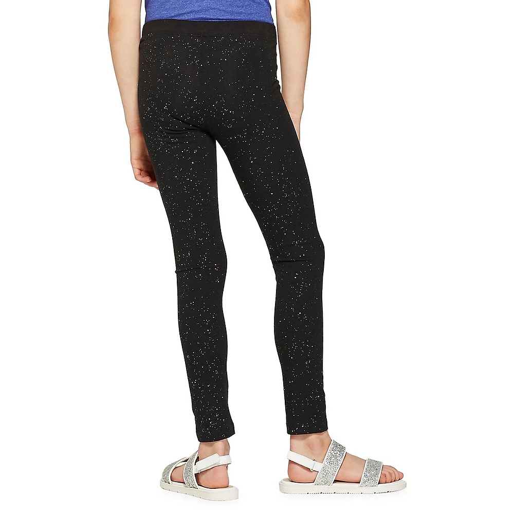 Girl's Solid Jersey Leggings