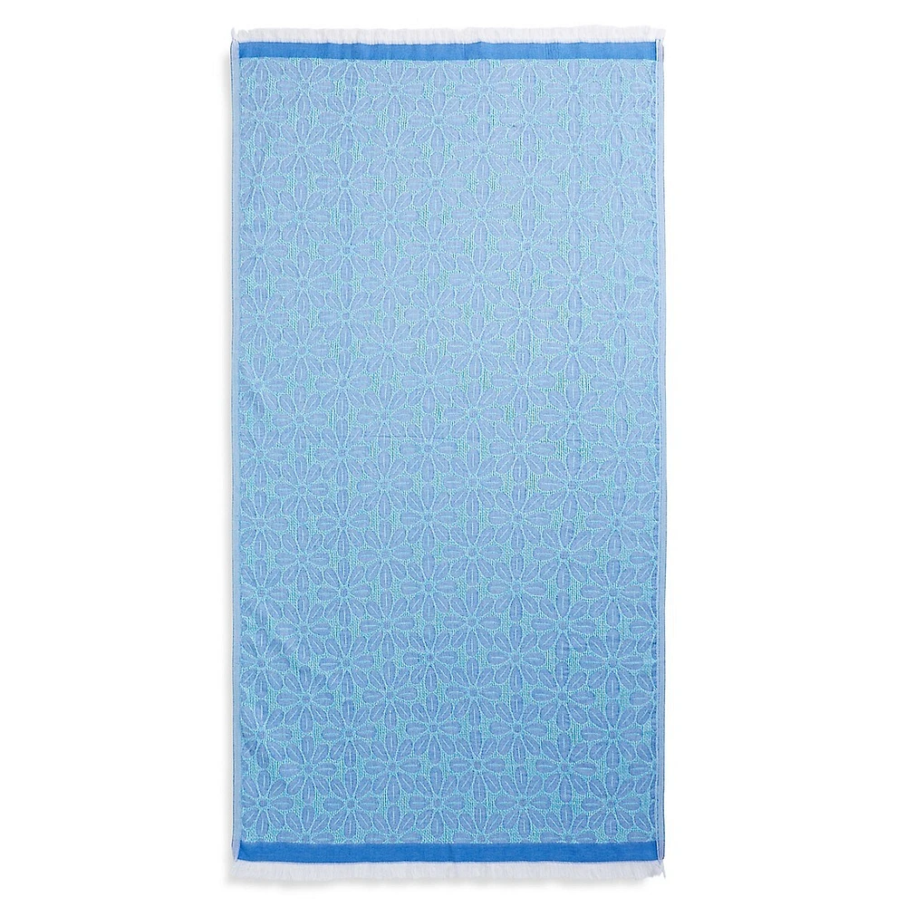 Floral Lightweight Beach Hammam Towel