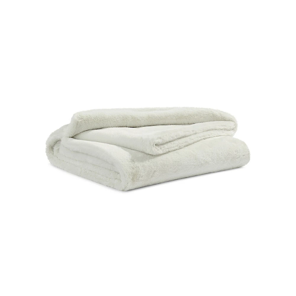 Reversible Luxe Faux Fur Throw- $24.99 with a minimum $50 purchase before tax