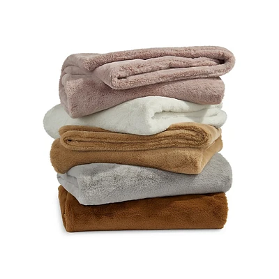 Reversible Luxe Faux Fur Throw- $24.99 with a minimum $50 purchase before tax