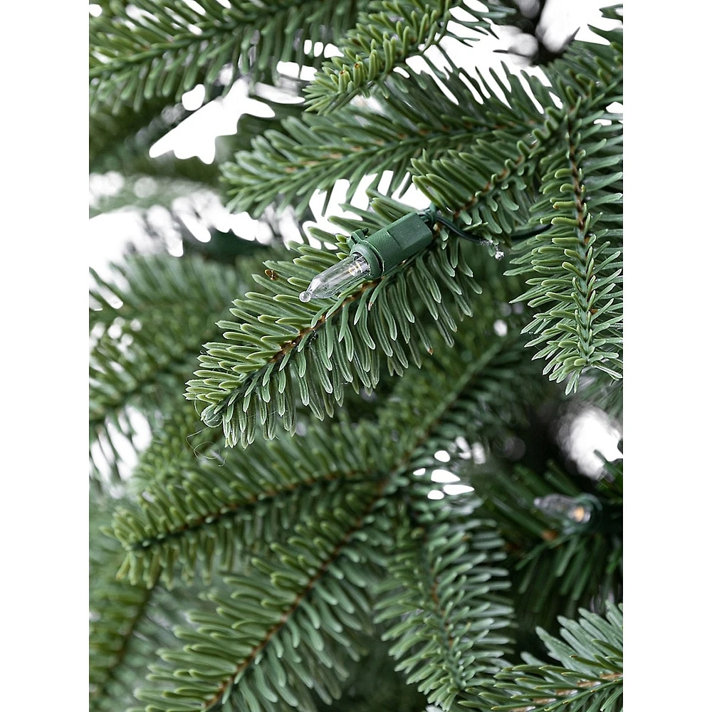 Greenery 4.5ft Pre-Lit Tahoe Pine Tree With 130 Warm White LED Lights & 533 Mixed Tips