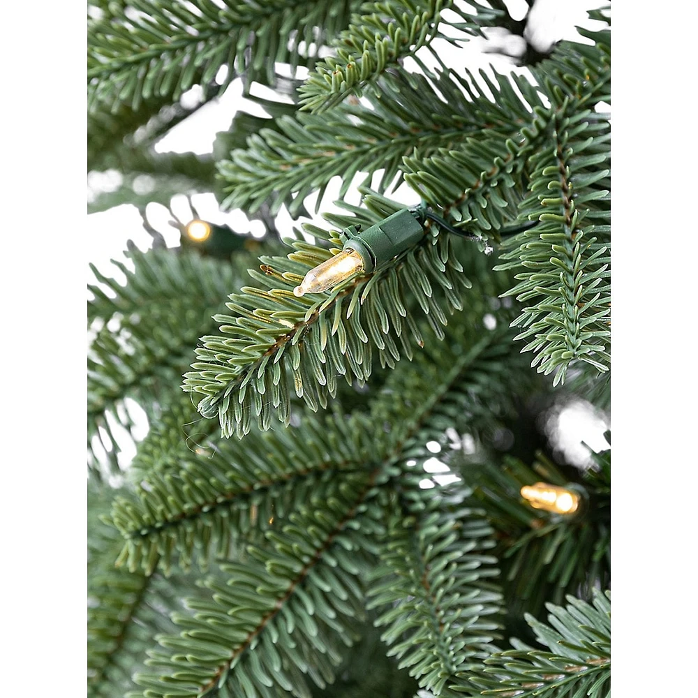 Greenery 4.5ft Pre-Lit Tahoe Pine Tree With 130 Warm White LED Lights & 533 Mixed Tips