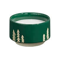 Woodland Sparkle 2.6-Inch Candle with Tree Design