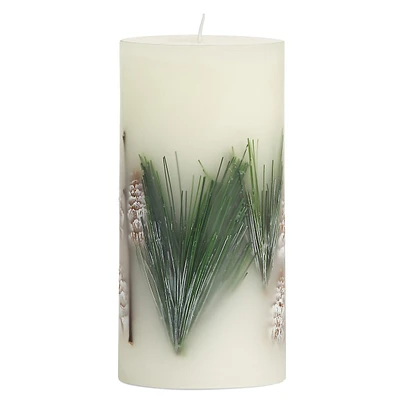 Woodland Sparkle 6-Inch Botanical Candle