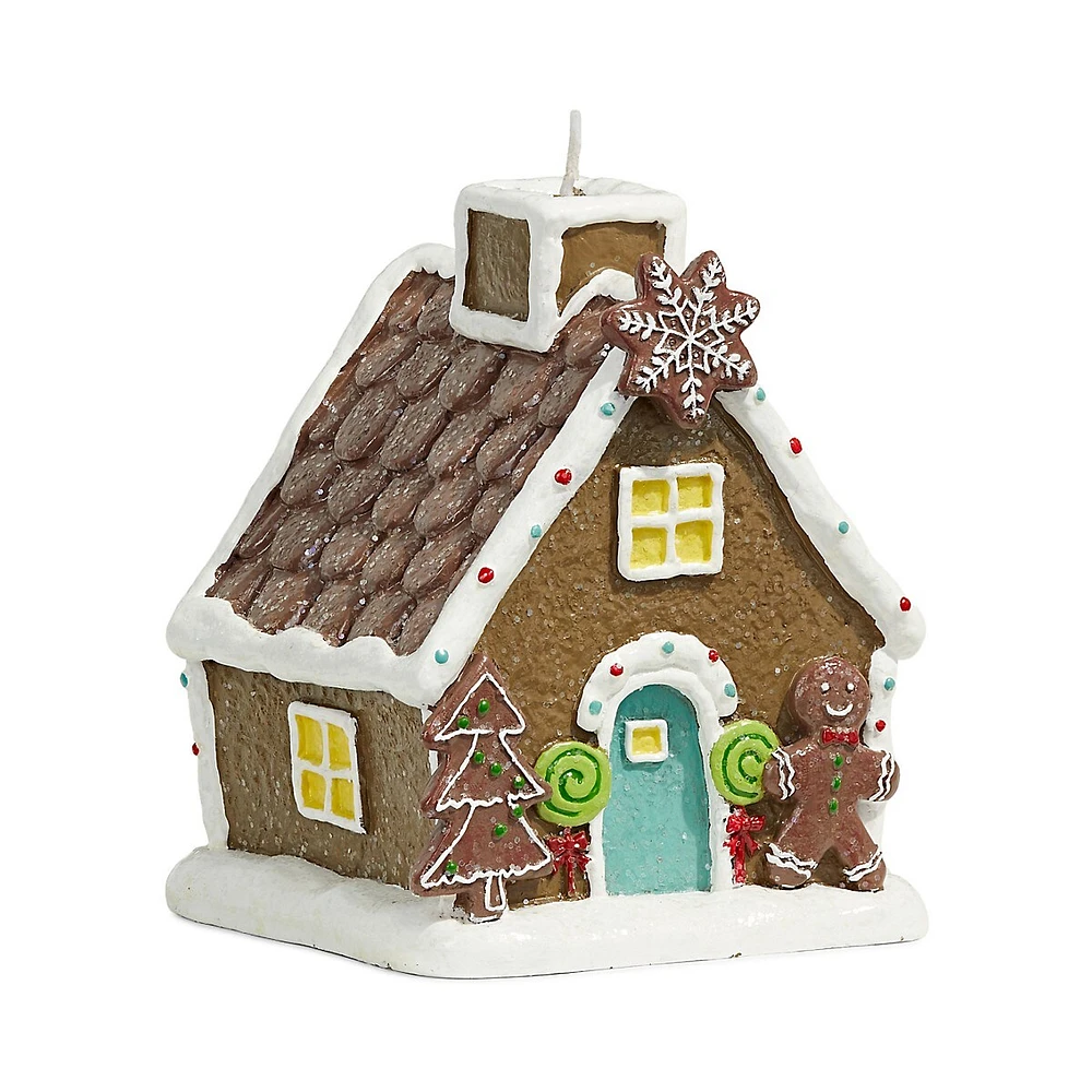 Last Christmas Gingerbread House Candle