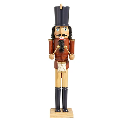 Midnight Lights 24-Inch Drummer Nutcracker