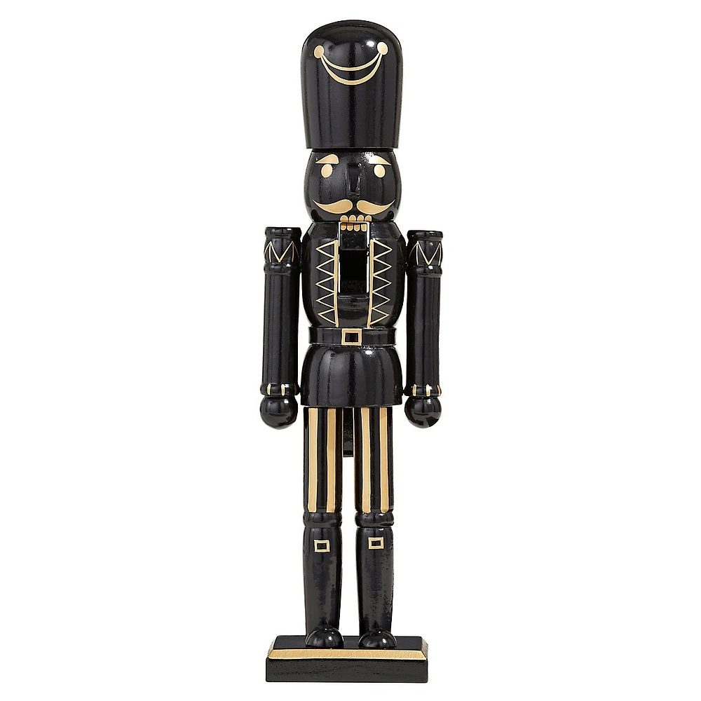 Midnight Lights -Inch Black Nutcracker