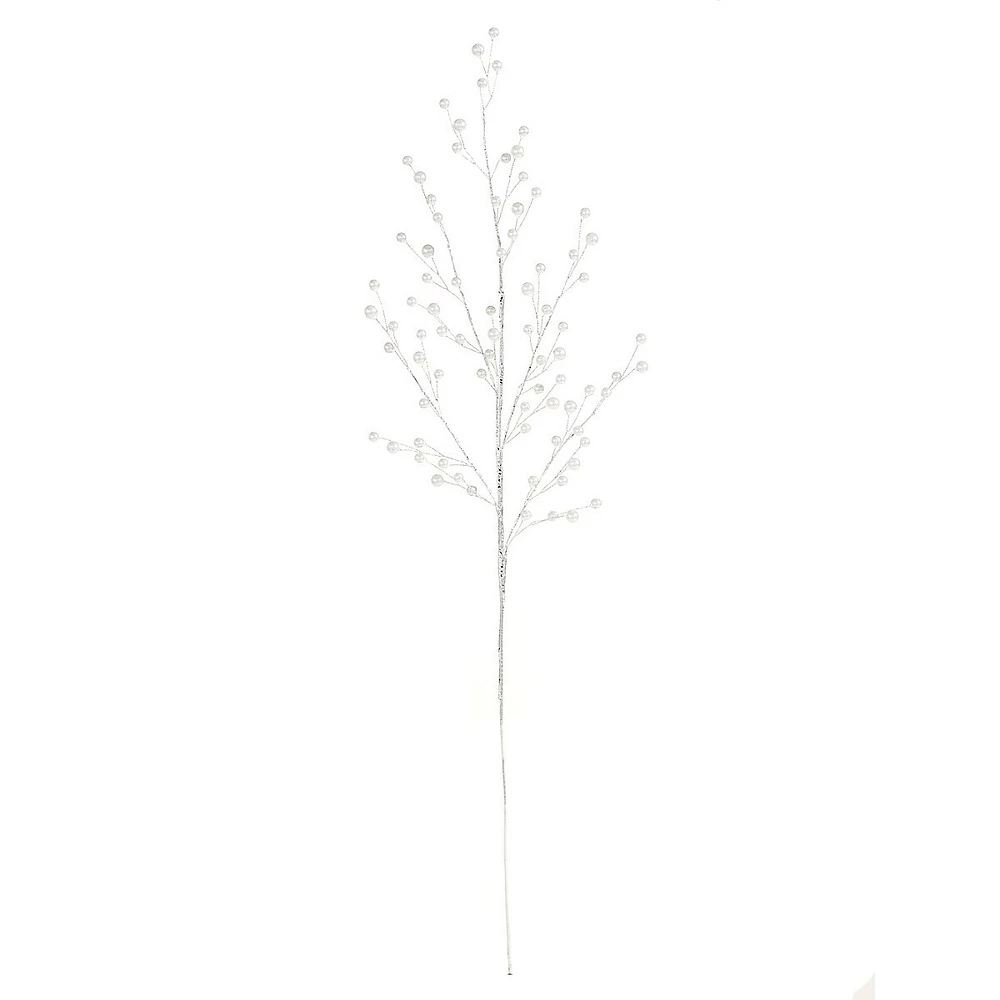 Woodland Sparkle White Berries Pick