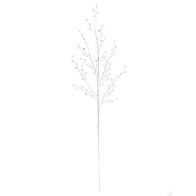 Woodland Sparkle White Berries Pick