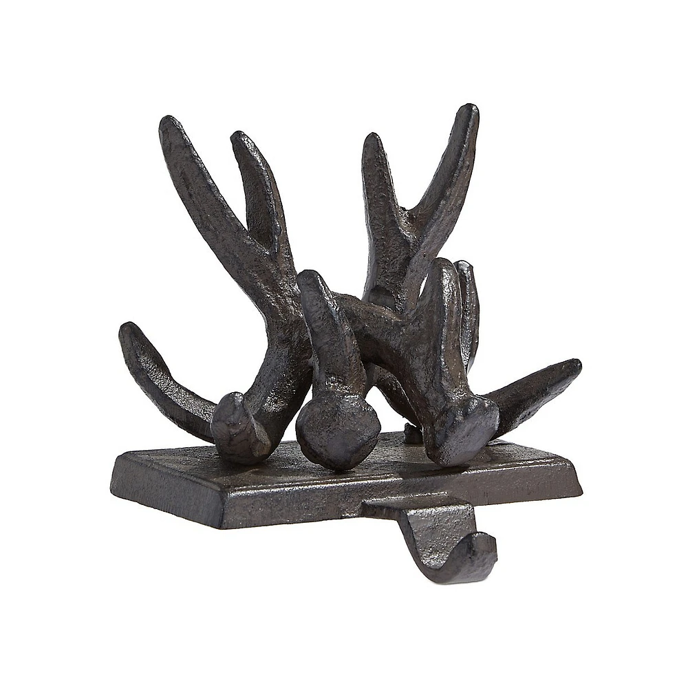 Midnight Lights 5-Inch Antlers Stocking Holder