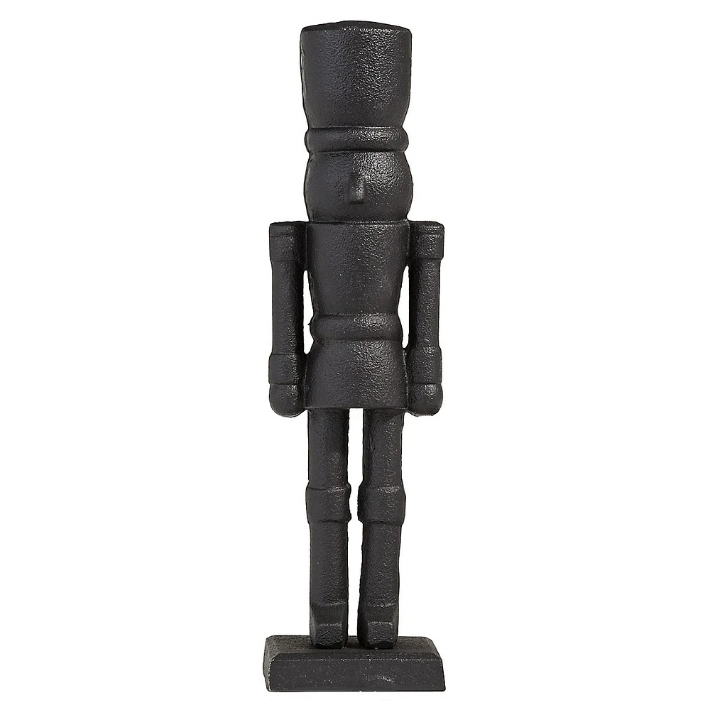 Home For The Holidays 12-Inch Metal Nutcracker