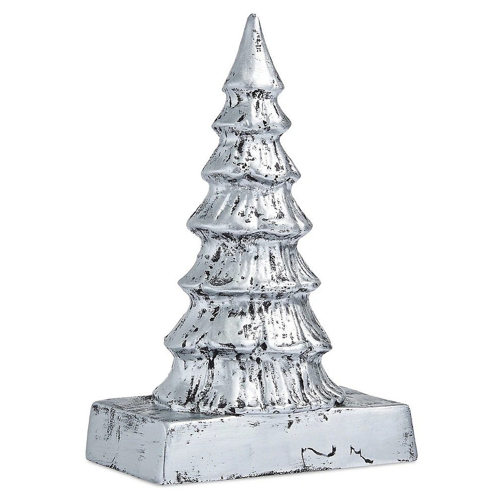 Home For The Holidays 8-Inch Antique Silver Tree Stocking Holder