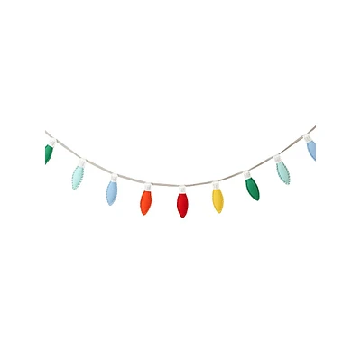 Home For The Holidays 72-Inch Multicolour Bulbs Garland