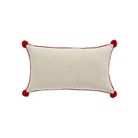 Home For The Holidays 24-Inch Holiday Christmas Cushion