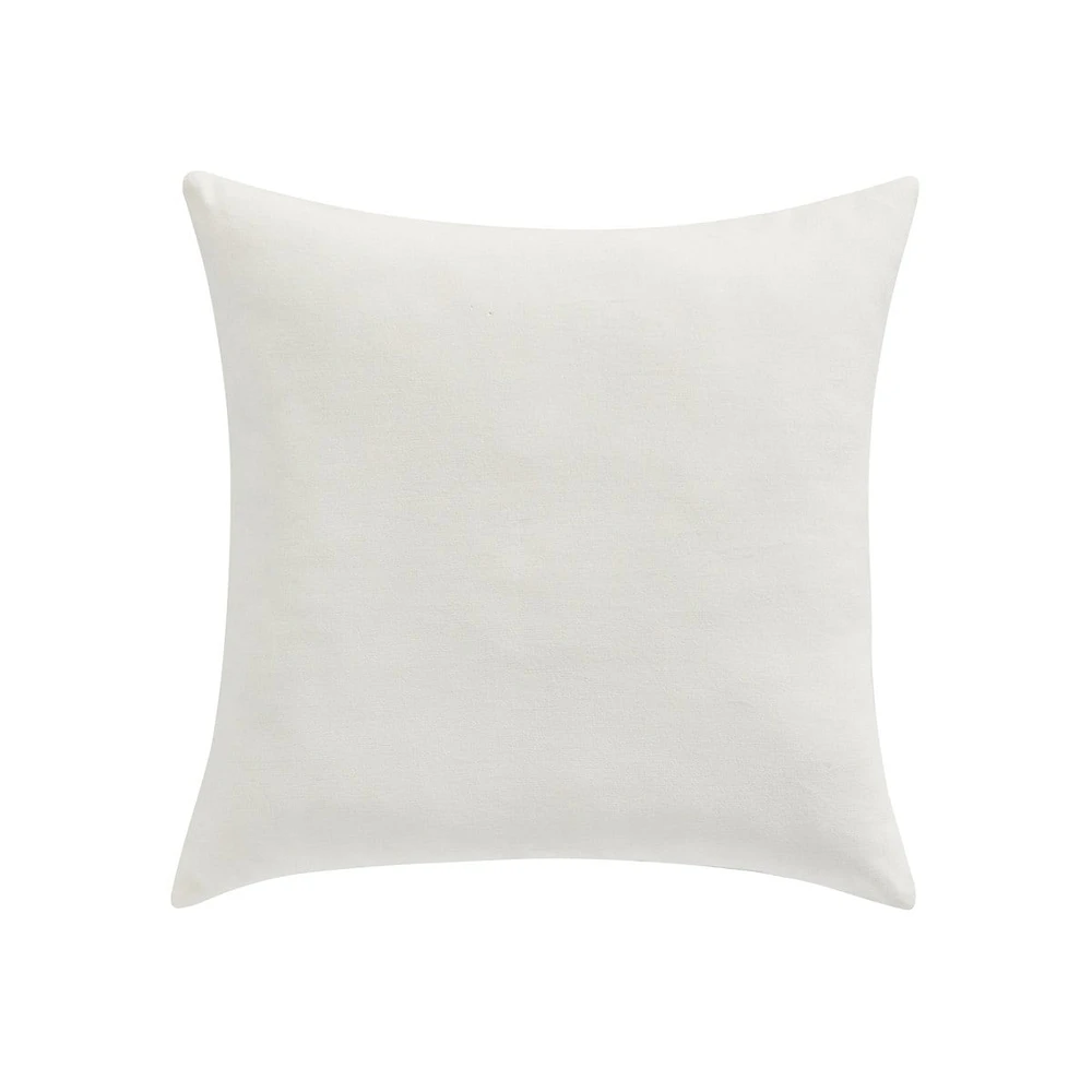 Home For The Holidays 18-Inch White Reindeer Cushion