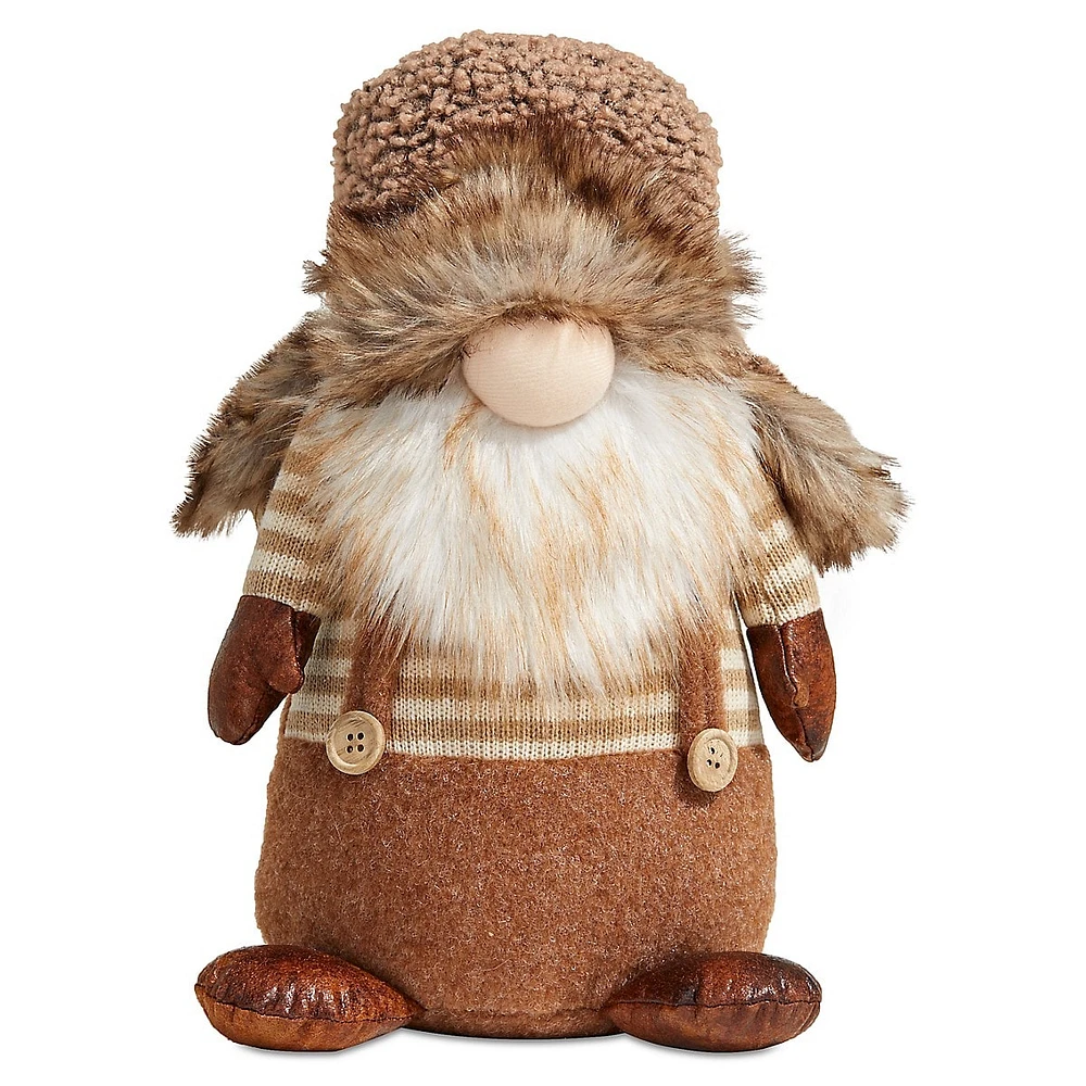 Woodland Sparkle Medium Woodsman Gnome with Brown Hat