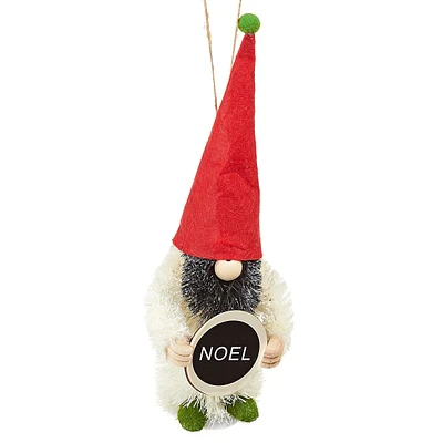 Home For The Holidays Sisal Noel Gnome Ornament