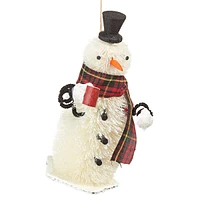 Home For The Holidays Sisal Snowman Ornament