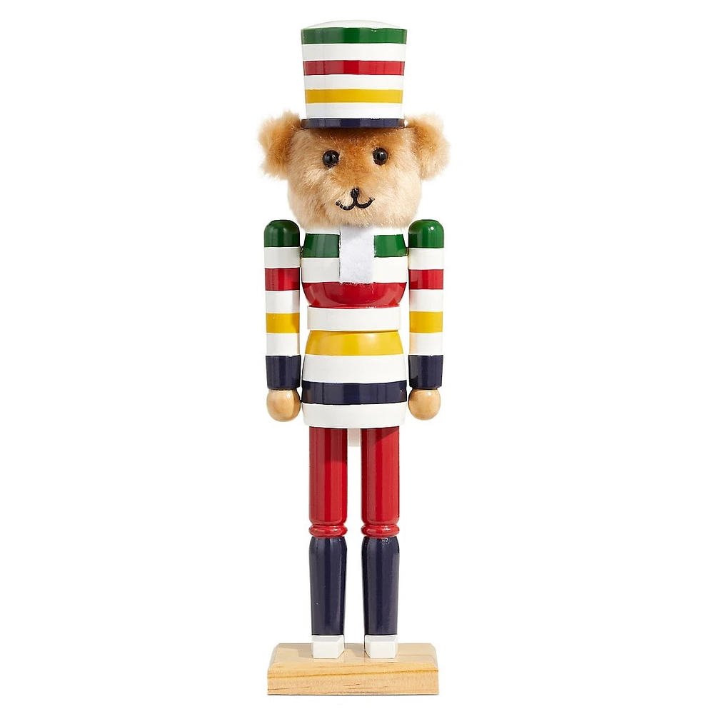 14-Inch Bear Multistripe Nutcracker