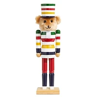 14-Inch Bear Multistripe Nutcracker