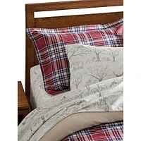 Archer Flannel Duvet Cover Set