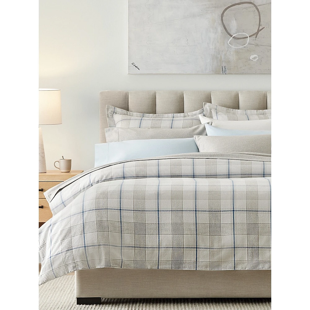 Snowbird European Cotton Flannel Duvet Cover Set