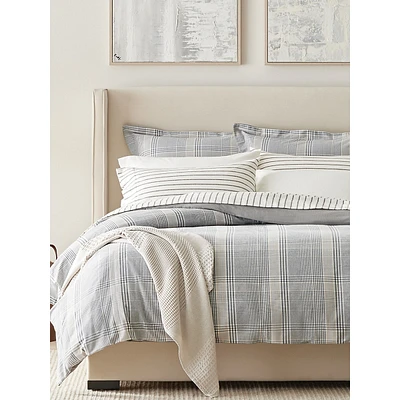 Sullivan Luxe European Cotton Flannel Duvet Cover Set