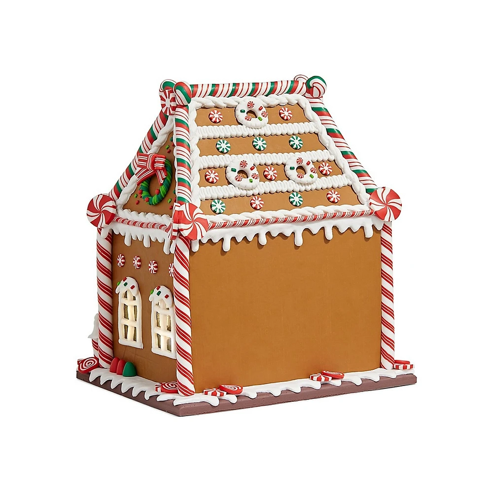 Home For The Holidays -Inch LED Gingerbread House