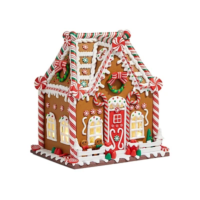 Home For The Holidays -Inch LED Gingerbread House