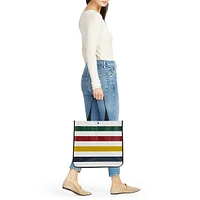 Multistripe Reusable Lunch Bag