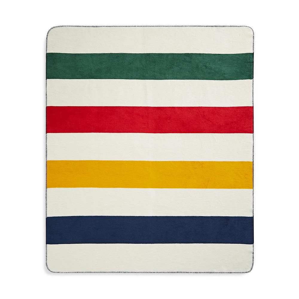 Bold Stripe Cotton-Rich Throw