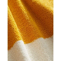 Chunky Multistripe Velour Beach Towel