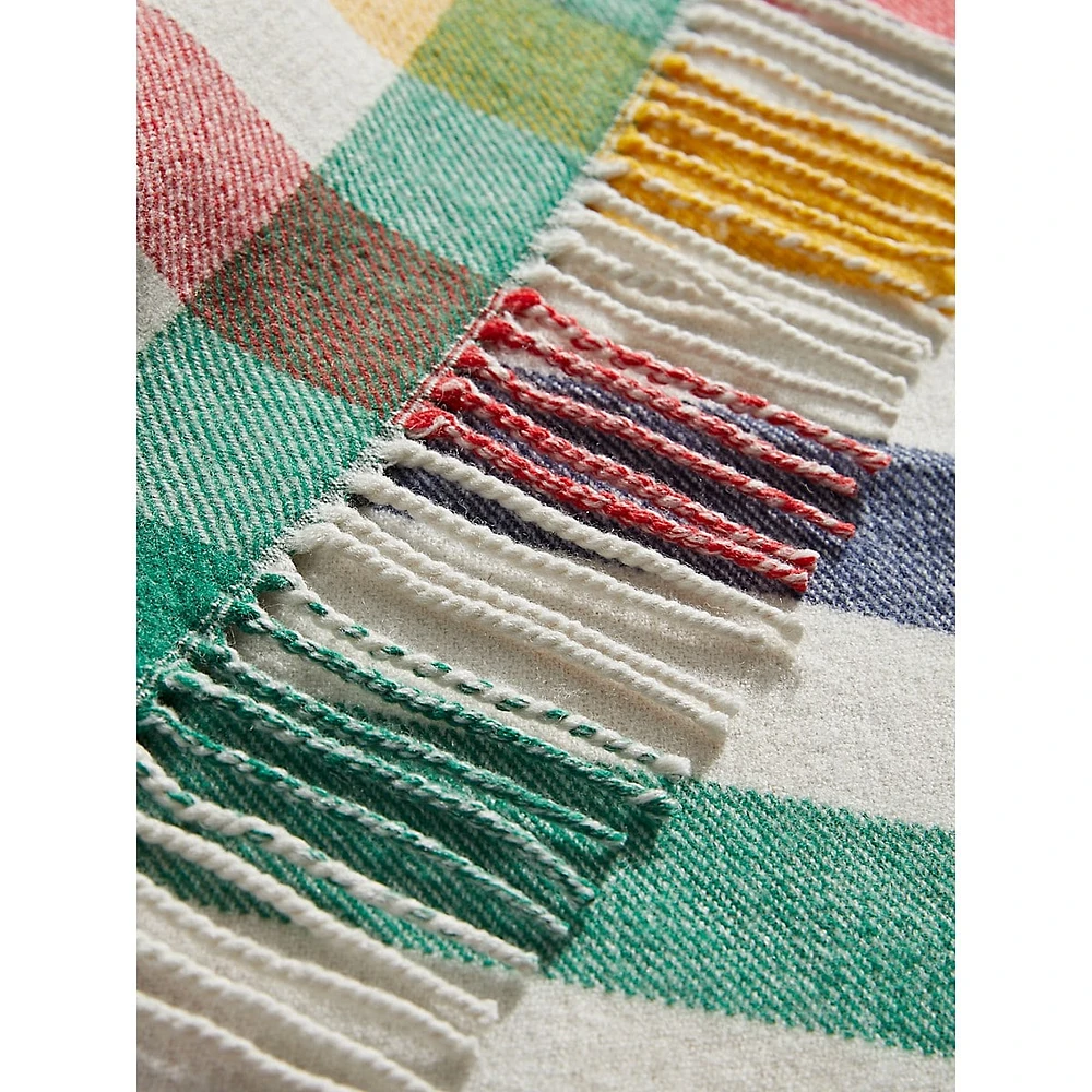 Reversible Cashmere-Touch Throw