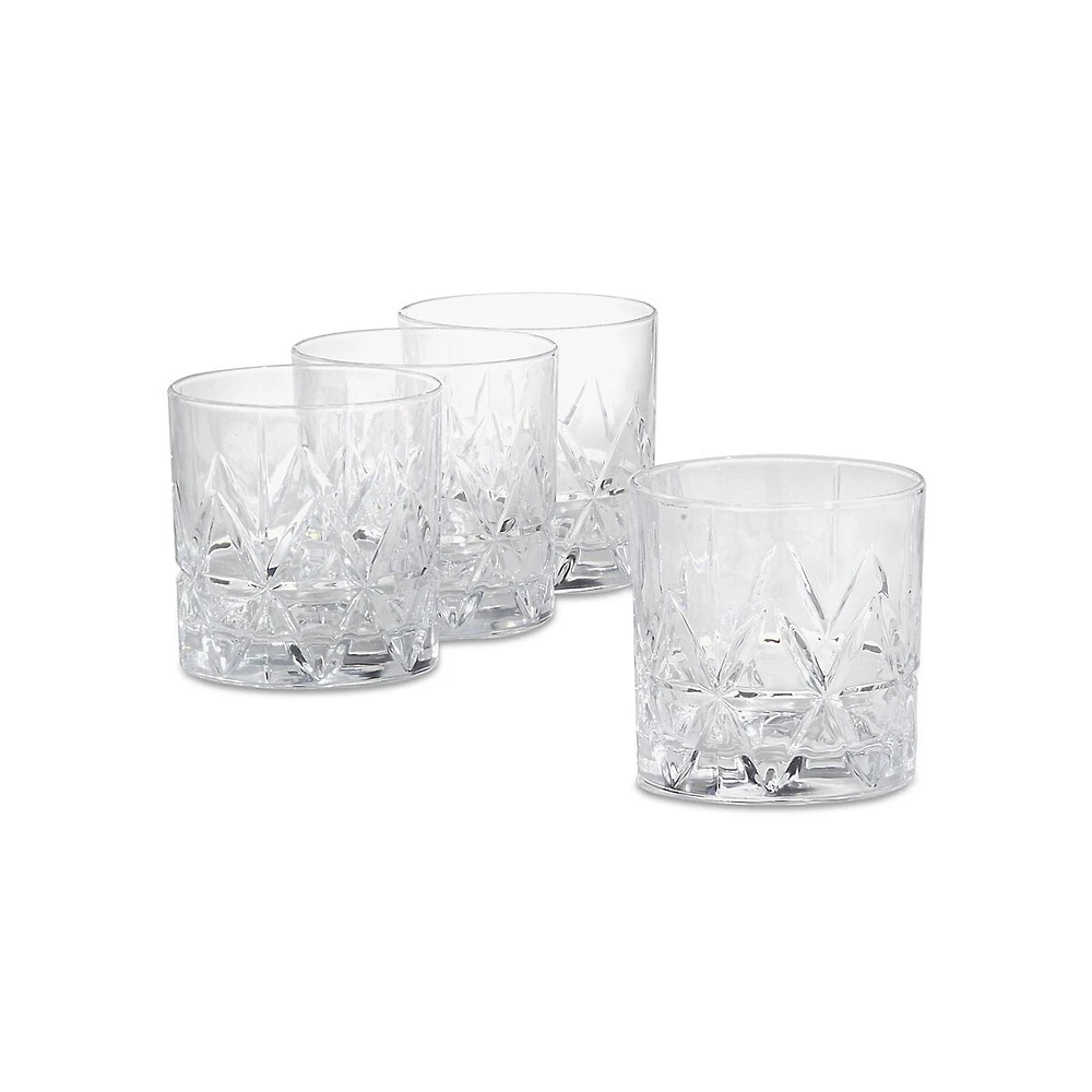 Windsor Set Of 4 Double Old Fashioned Glasses