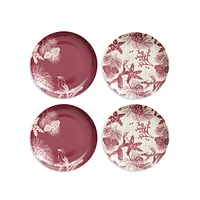 Holiday Appetizer Plates 4-Piece Set