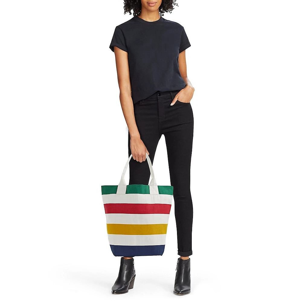 Multistripe Tote