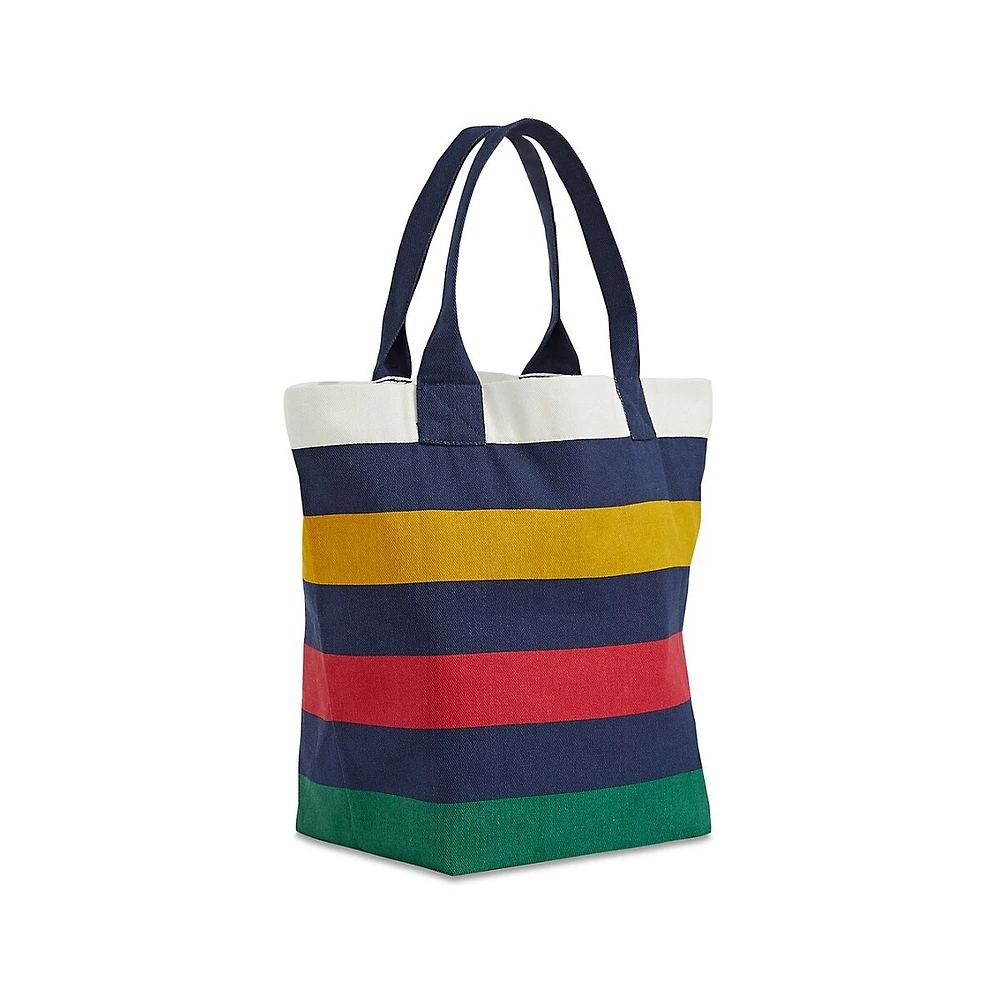 Multistripe Tote