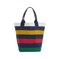 Multistripe Tote