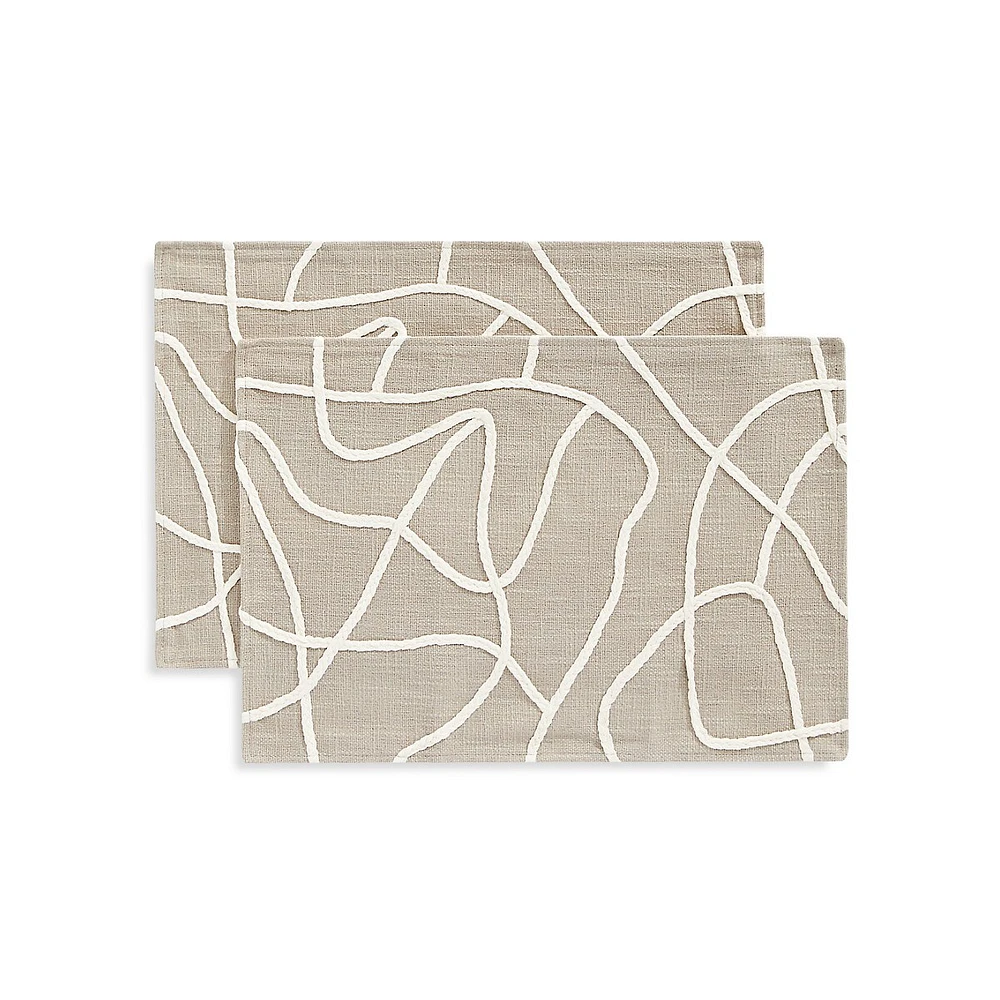 Leo 2-Piece Placemats Set