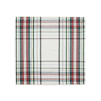 Holiday Stewart Plaid Set Of 4 Napkins