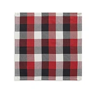 Holiday Buffalo Check Set Of 4 Napkins