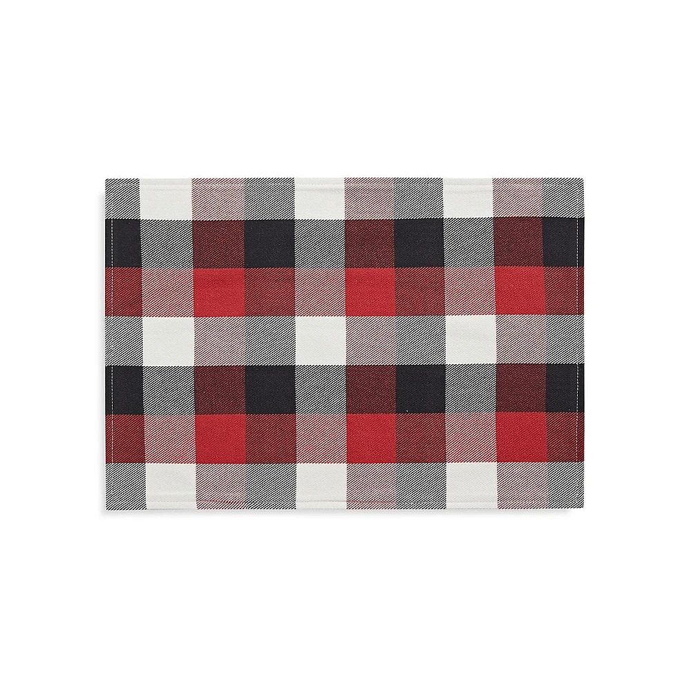 Holiday Buffalo Check Placemat