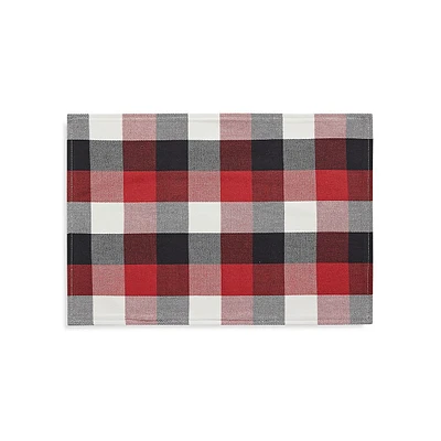 Holiday Buffalo Check Placemat